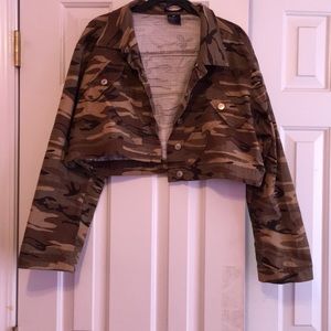 Camo Crop Jacket